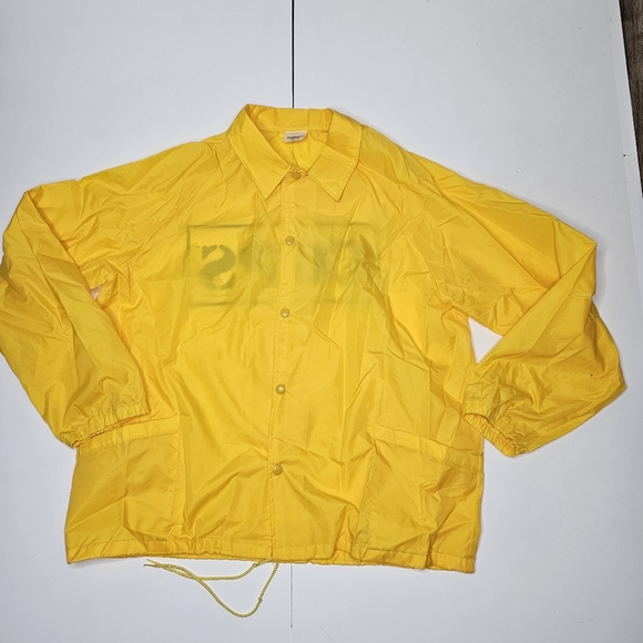 Vintage 90s COPS TV Show Windbreaker Jacket Mens XL Yellow 1996. - Picture 4 of 16